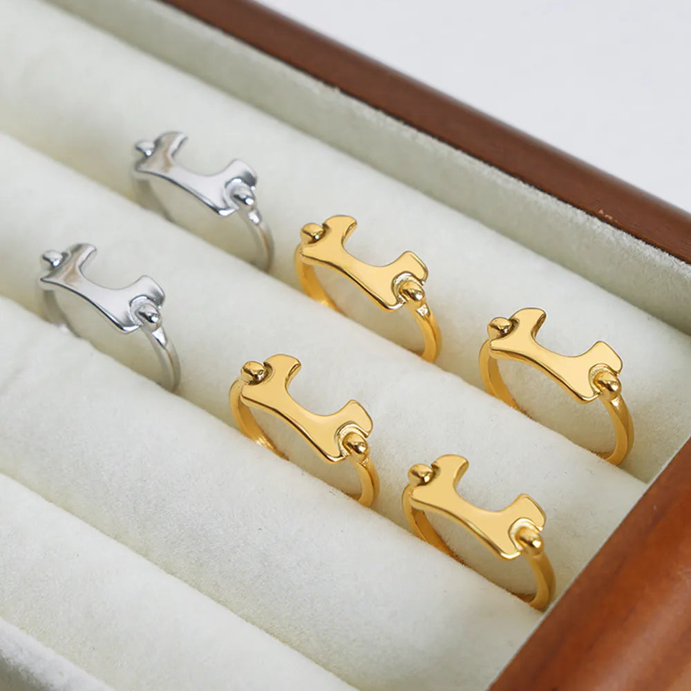 Gold-Plated Irregular Open Ring