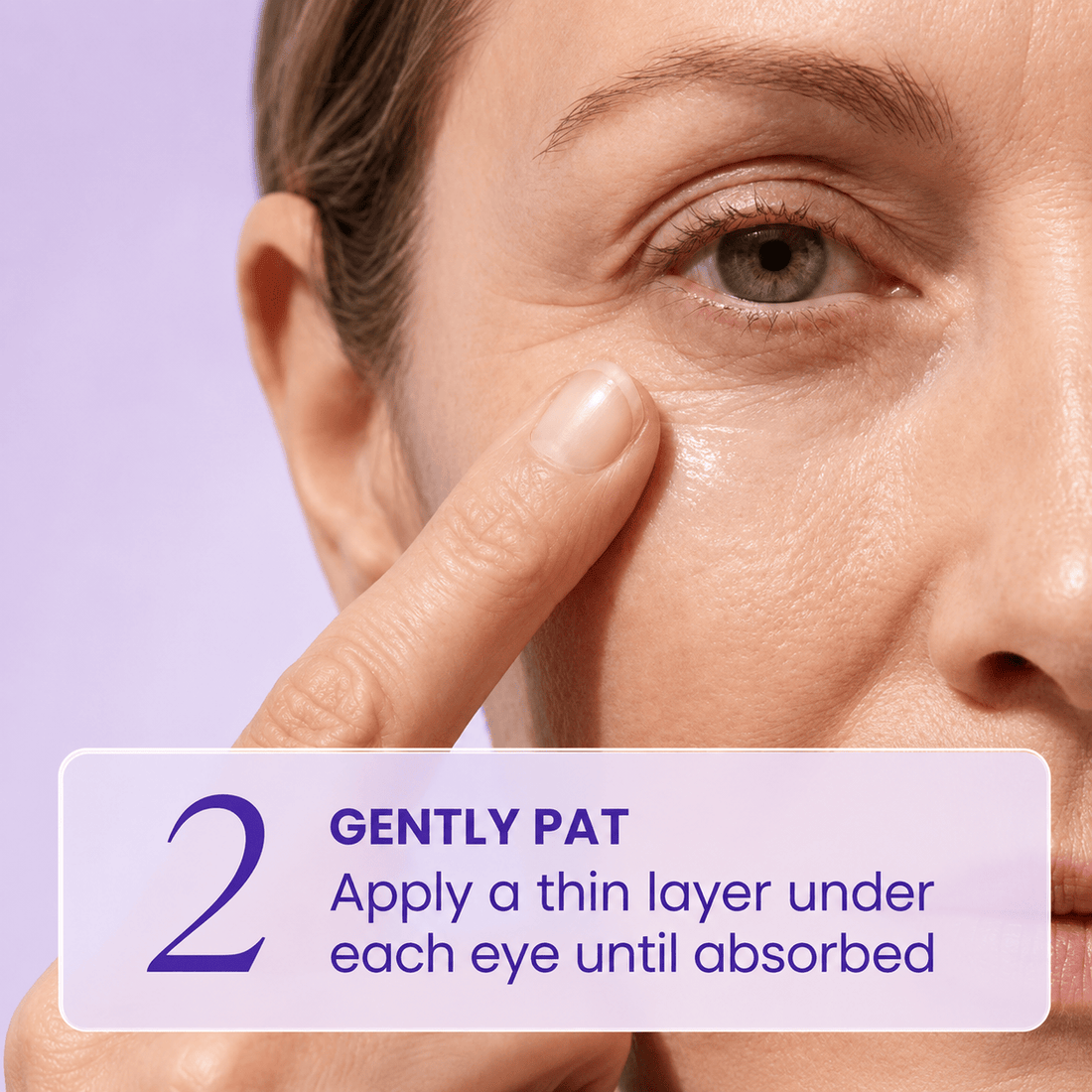 Apply a thin layer