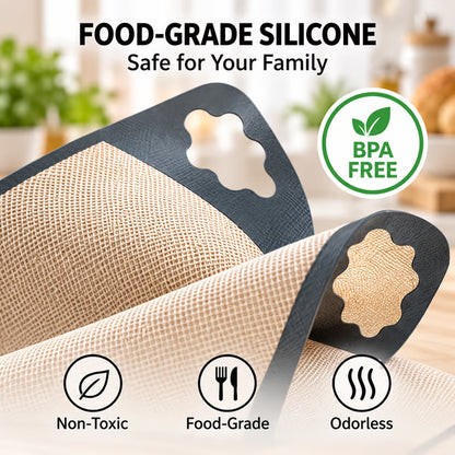 🍞Premium Food-Grade Silicone Bread Loaf Pan Liners | Easy Lift & Mess-Free Sourdough Baking 💛
