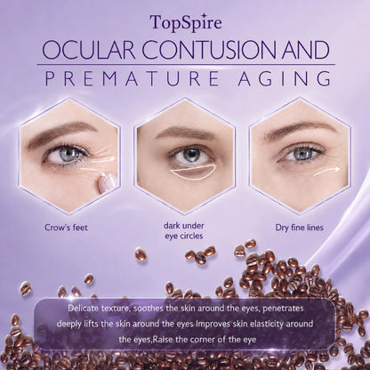TopSpire 60 Second Effects Tinted Firming Gel - Under Eye Cream For Puffiness And Bags Under Eyes