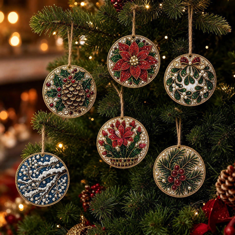 DIY Diamond Painting Christmas Ornaments for a More Festive Tree🎄