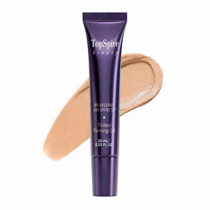 TopSpire 60 Second Effects Tinted Firming Gel - Under Eye Cream For Puffiness And Bags Under Eyes