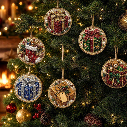 DIY Diamond Painting Christmas Ornaments for a More Festive Tree🎄