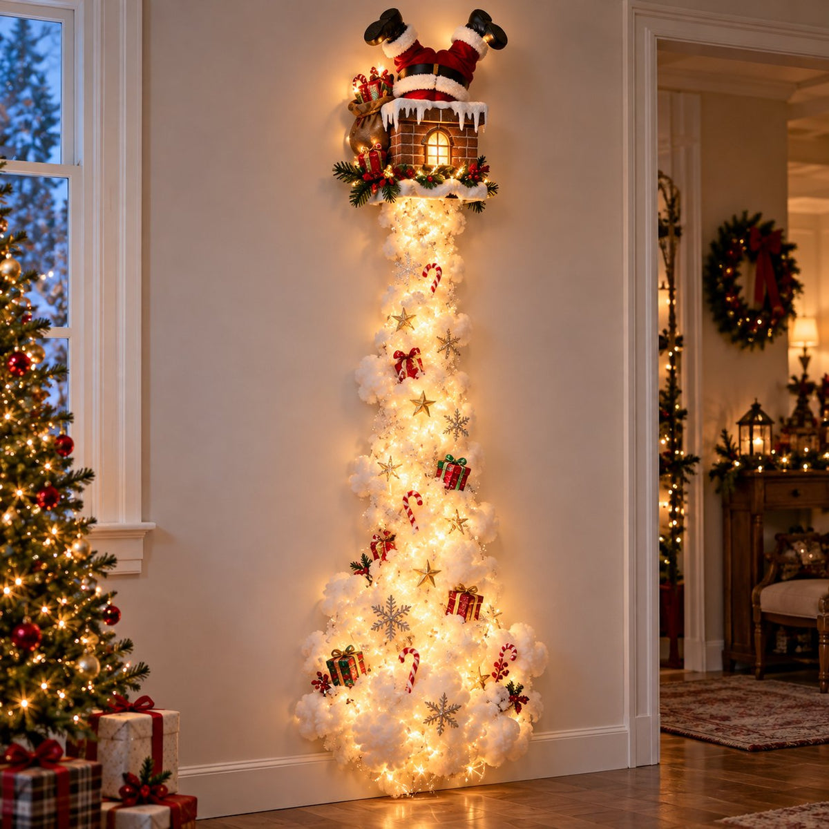 Magical Christmas Wall Light – Create a Holiday Wonderland Without Taking Up Space