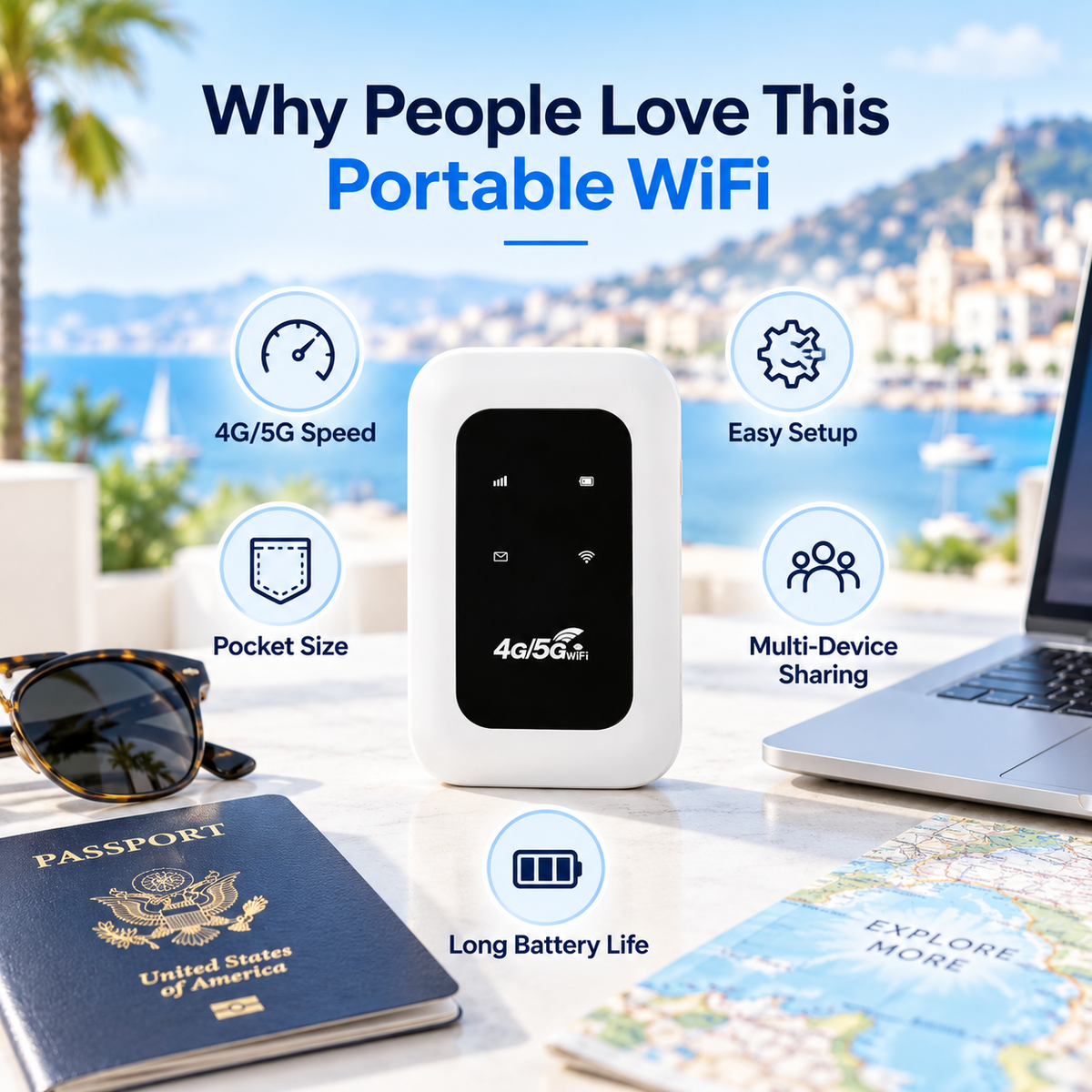 [Global Coverage, Free for Life] Boundless Portable Wi-Fi– 🛡️, No Contract, No Hidden Costs