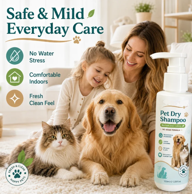 🔥HOT SALE🔥Rinse-Free Pet Shampoo Mousse