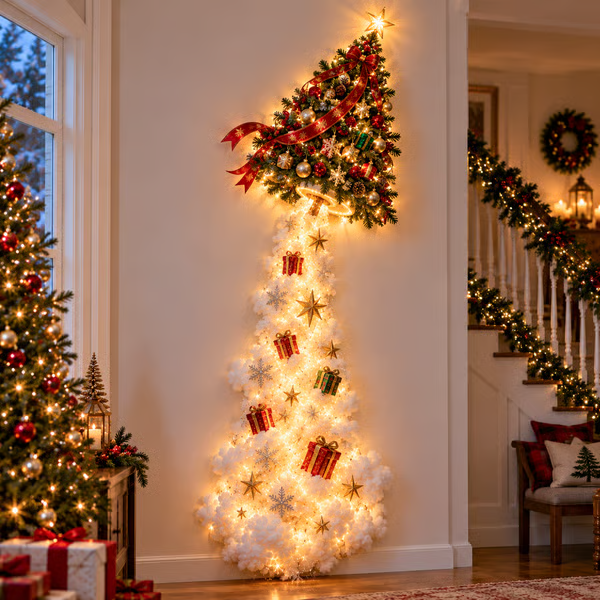 Magical Christmas Wall Light – Create a Holiday Wonderland Without Taking Up Space
