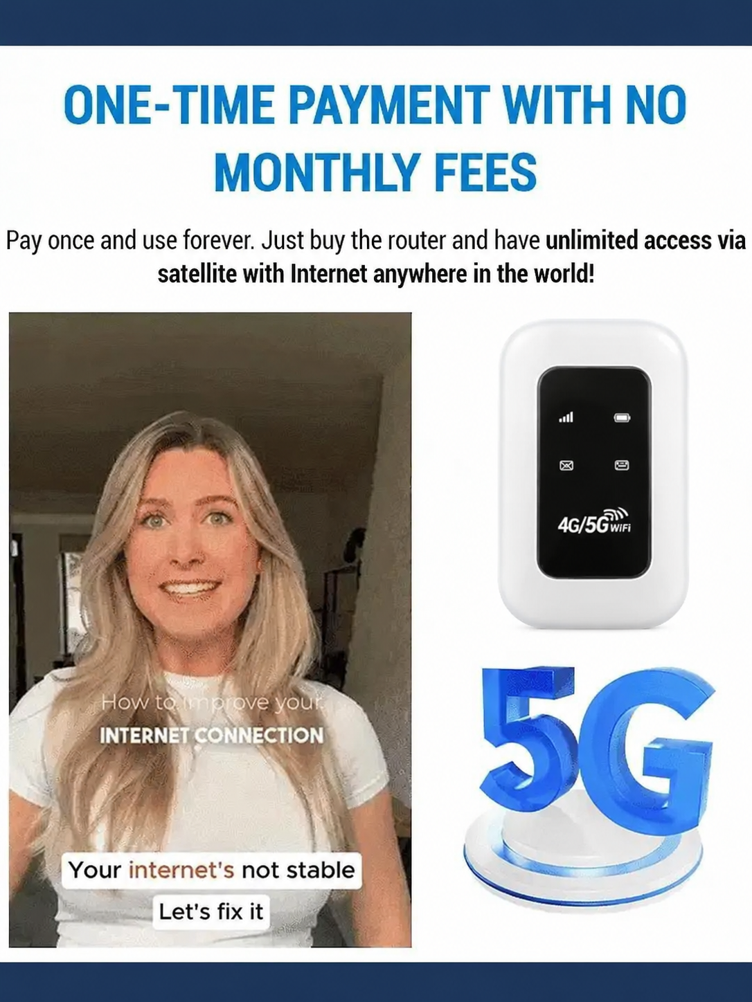 [Global Coverage, Free for Life] Boundless Portable Wi-Fi– 🛡️, No Contract, No Hidden Costs