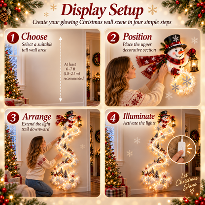 Magical Christmas Wall Light – Create a Holiday Wonderland Without Taking Up Space