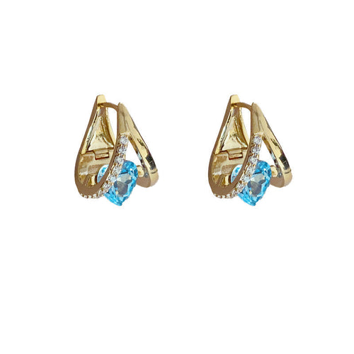 Geometric Heart Zircon Ear Cuff - Fashionable and Personalized