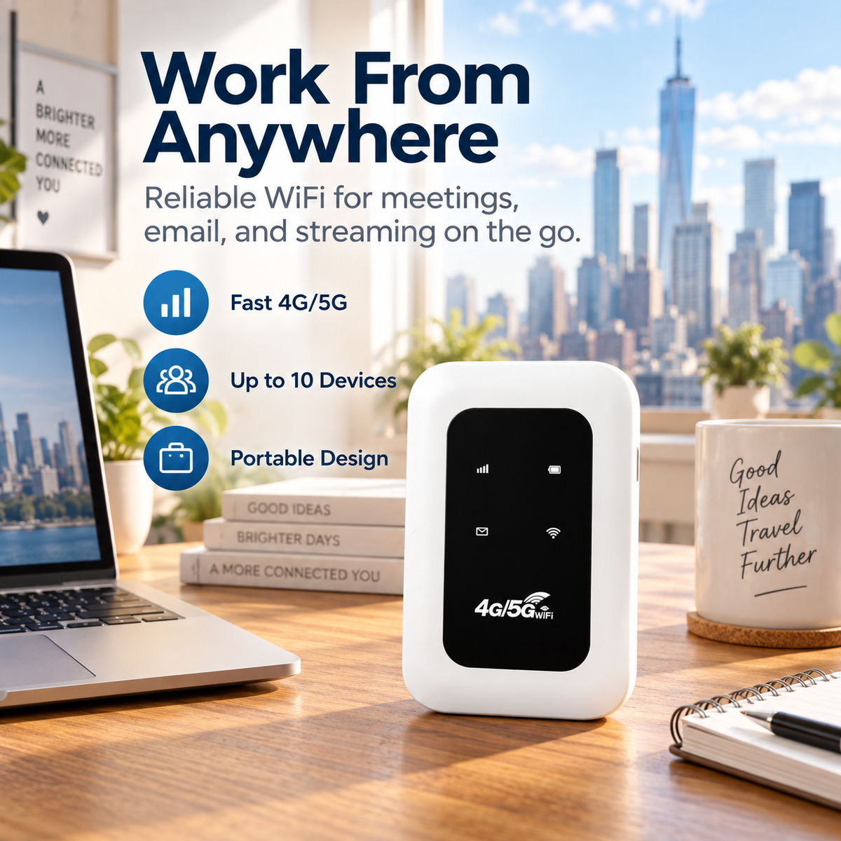 [Global Coverage, Free for Life] Boundless Portable Wi-Fi– 🛡️, No Contract, No Hidden Costs