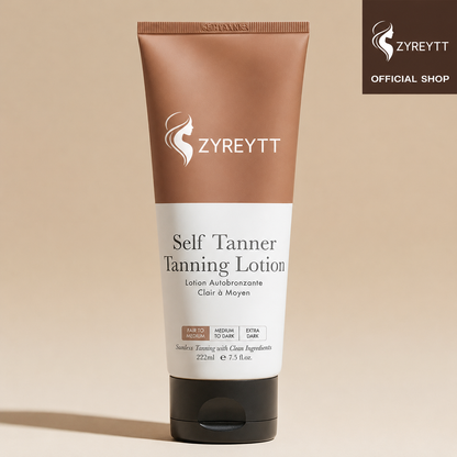 Natural Self Tanner Lotion Hydrating Streak Free Glow