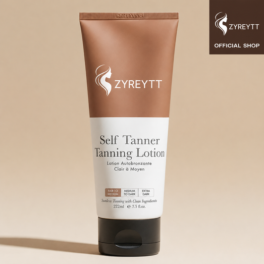 Natural Self Tanner Lotion Hydrating Streak Free Glow