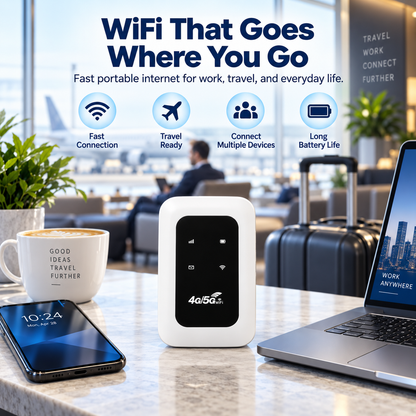 [Global Coverage, Free for Life] Boundless Portable Wi-Fi– 🛡️, No Contract, No Hidden Costs
