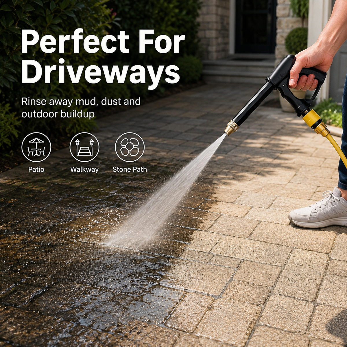 🔥55% OFF TODAY💦Powerful Turbo High-Pressure Water Cannon PremiumWater Gun for Cars & Gardens
