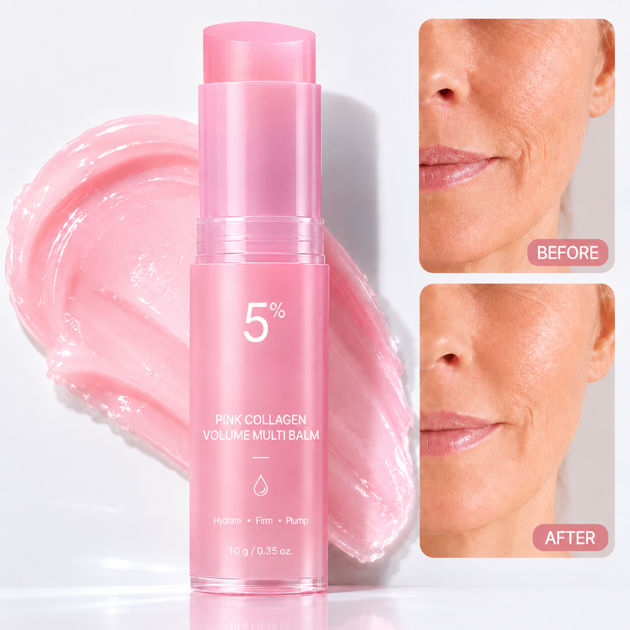 🔥LAST DAY 60% OFF Zyreytt Korean Pink CollagenVolume Multi Balm