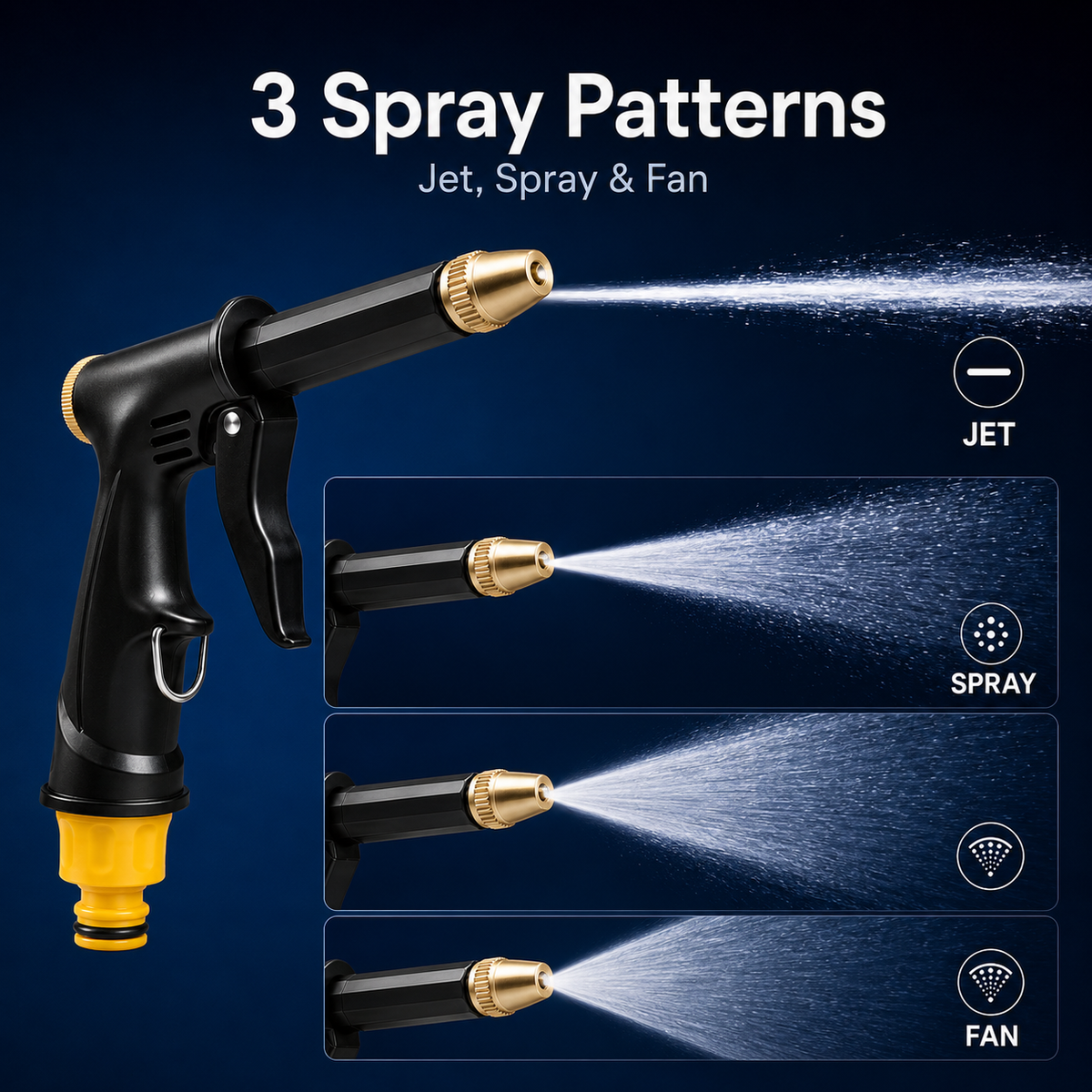 🔥55% OFF TODAY💦Powerful Turbo High-Pressure Water Cannon PremiumWater Gun for Cars & Gardens