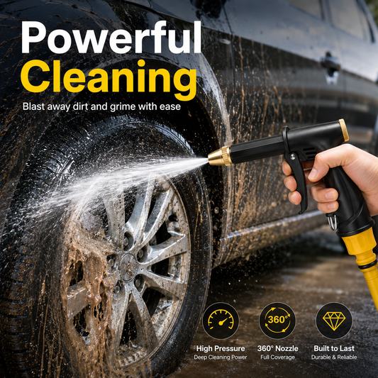 🔥55% OFF TODAY💦Powerful Turbo High-Pressure Water Cannon PremiumWater Gun for Cars & Gardens