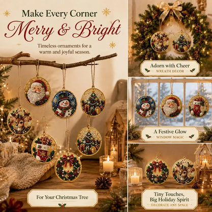 DIY Diamond Painting Christmas Ornaments for a More Festive Tree🎄