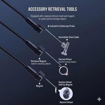 💥LIMITED-TIME 50% OFF!🔥High-Resolution Waterproof Industrial Endoscope Camera