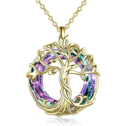 Fashion Life Tree Pendant Necklace, Personalized Simple Hollow Design