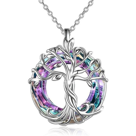 Fashion Life Tree Pendant Necklace, Personalized Simple Hollow Design