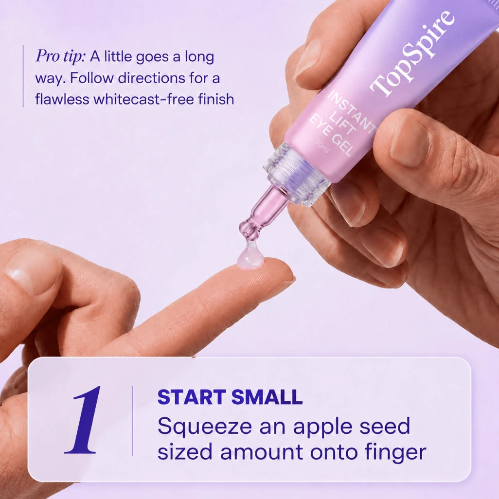 Use an apple-seed-sized amount