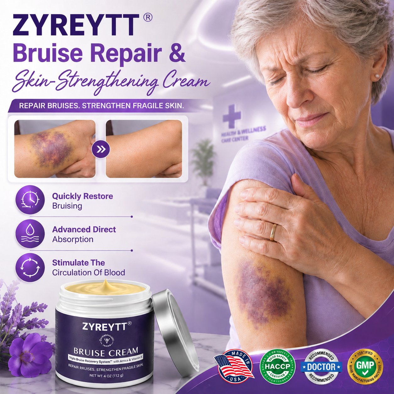 💥100K+ SOLD💕- ZYREYTT® Bruise Repair & Skin-Strengthening Cream