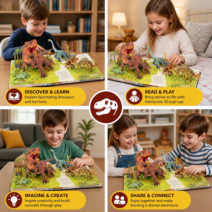 🌞 SUMMER SALE: Save 50% on your favorite products! Interactive 3D Pop-Up Dinosaur Encyclopedia