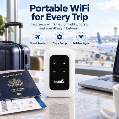 [Global Coverage, Free for Life] Boundless Portable Wi-Fi– 🛡️, No Contract, No Hidden Costs