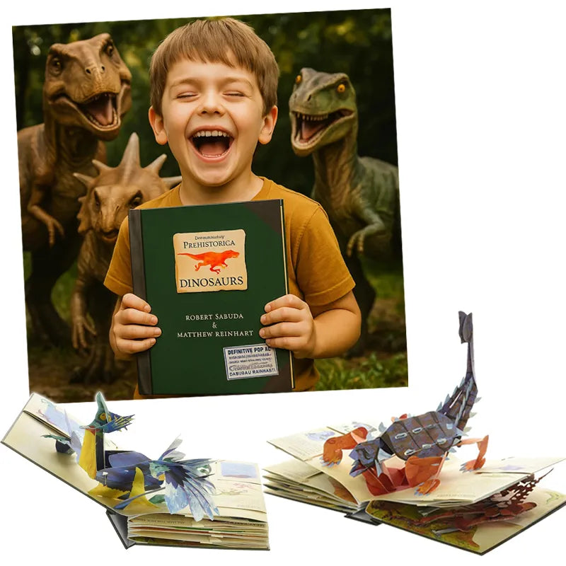 🌞 SUMMER SALE: Save 50% on your favorite products! Interactive 3D Pop-Up Dinosaur Encyclopedia