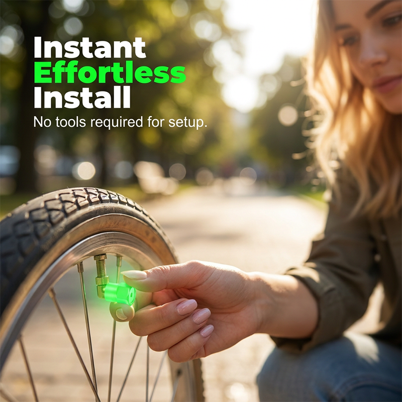 🚗 Glow-in-the-Dark Tire Valve Caps